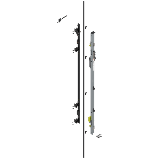 REVEGO uno, Suport balama set, pentru Înălţime pocket 1507–1656 mm, dreapta, zincat