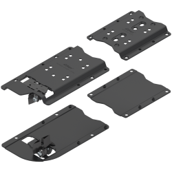 REVEGO uno, Conector tip pocket set, pentru dulap montat pe blatul de lucru, pentru Grosime laterală pocket 15 până la 19 mm, stânga, negru