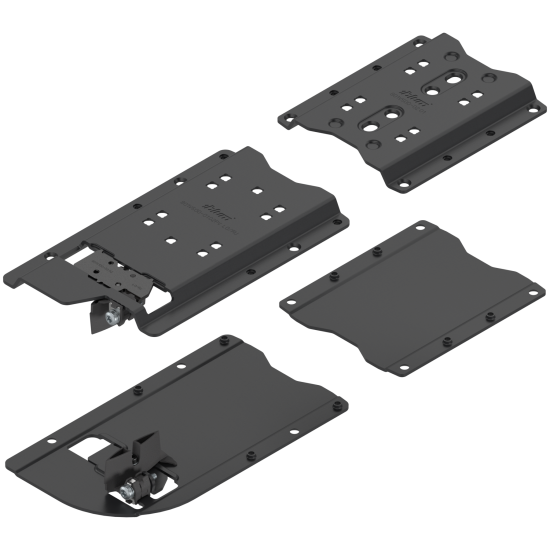 REVEGO uno, Conector tip pocket set, pentru dulap montat pe blatul de lucru, pentru Grosime laterală pocket 15 până la 19 mm, stânga, negru