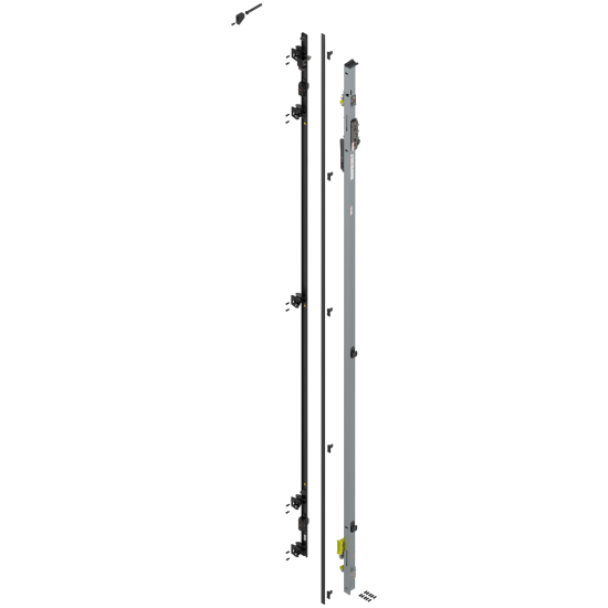 REVEGO uno, Suport balama set, pentru Înălţime pocket 2557–2706 mm, dreapta, zincat