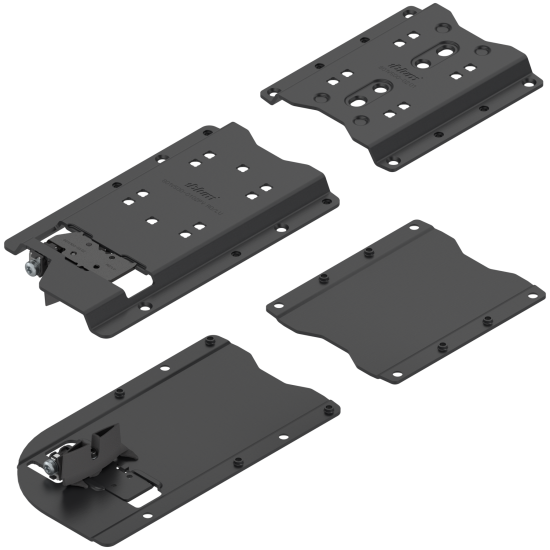 REVEGO uno, Conector tip pocket set, pentru dulap montat pe blatul de lucru, pentru Grosime laterală pocket 15 până la 19 mm, dreapta, negru