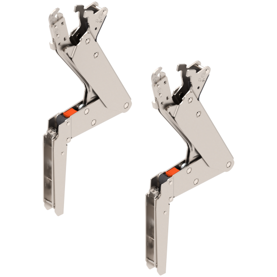 AVENTOS HS top Sistem de ridicare pentru uşă basculantă, Pârghie (set), KH=350-800 mm, simetric, nichelat