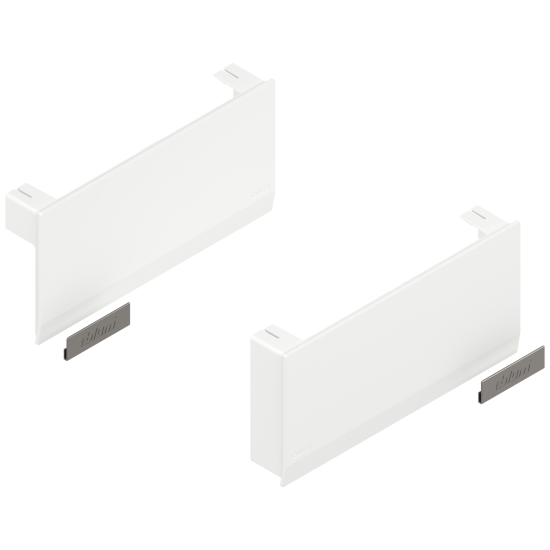 Sisteme de ridicare AVENTOS HK top, Capac de acoperire pentru mecanismul de ridicare, dreapta+stânga, alb-mătase/inox-g.