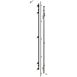 REVEGO uno, Suport balama set, pentru Înălţime pocket 2707–2856 mm, dreapta, zincat