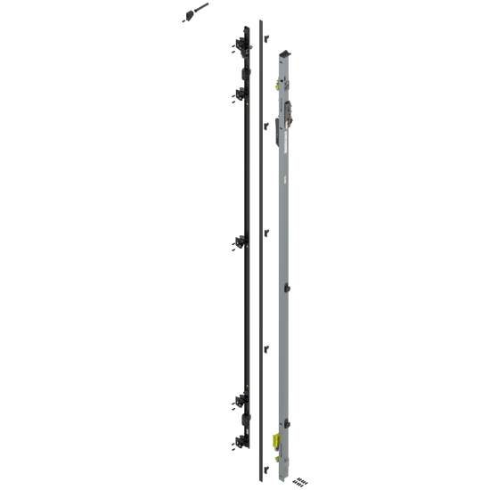 REVEGO uno, Suport balama set, pentru Înălţime pocket 2407–2556 mm, dreapta, zincat