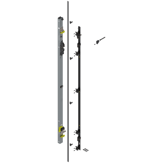 REVEGO uno, Suport balama set, pentru Înălţime pocket 1807–1956 mm, stânga, zincat