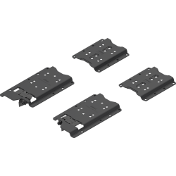 REVEGO uno, Conector tip pocket set, pentru aplicaţie cu plintă, pentru Grosime laterală pocket 15 până la 19 mm, negru