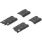 REVEGO uno, Conector tip pocket set, pentru aplicaţie cu plintă, pentru Grosime laterală pocket 15 până la 19 mm, negru