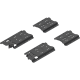 REVEGO uno, Conector tip pocket set, pentru aplicaţie cu plintă, pentru Grosime laterală pocket 15 până la 19 mm, negru