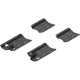 REVEGO uno, Conector tip pocket set, pentru aplicaţie cu plintă, pentru Grosime laterală pocket 15 până la 19 mm, negru