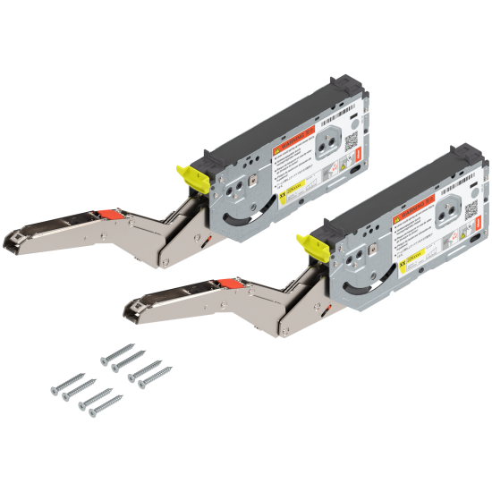 Sisteme de ridicare AVENTOS HK top, Mecanism de ridicare (set), LF=3200-9000 (la 2 buc.), prin înşurubare, pentru Potrivit pentru SERVO-DRIVE, zincat