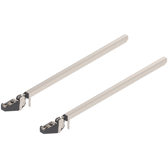 Sistem de ridicare pentru uşă pliantă AVENTOS HF top, Pârghie (set), KH=840-1200 mm, simetric, nichelat