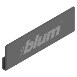 Element de personalizare pentru MERIVOBOX / Branding-Element für AVENTOS, simetrică, imprimat, gri indiu mat
