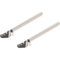 Sistem de ridicare pentru uşă pliantă AVENTOS HF top, Pârghie (set), KH=600-910 mm, simetric, nichelat