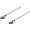 Sistem de ridicare pentru uşă pliantă AVENTOS HF top, Pârghie (set), KH=600-910 mm, simetric, nichelat