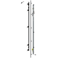 REVEGO uno, Suport balama set, pentru Înălţime pocket 2257–2406 mm, dreapta, zincat