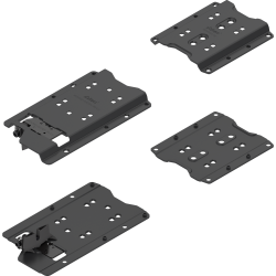 REVEGO uno, Conector tip pocket set, pentru aplicaţie fără plintă , pentru Grosime laterală pocket 15 până la 19 mm, dreapta, negru