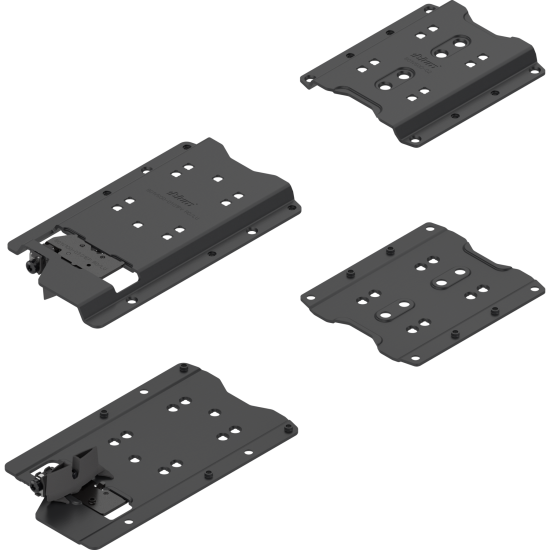 REVEGO uno, Conector tip pocket set, pentru aplicaţie fără plintă , pentru Grosime laterală pocket 15 până la 19 mm, dreapta, negru