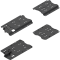 REVEGO uno, Conector tip pocket set, pentru aplicaţie fără plintă , pentru Grosime laterală pocket 15 până la 19 mm, dreapta, negru