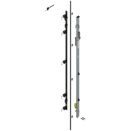 REVEGO uno, Suport balama set, pentru Înălţime pocket 1807–1956 mm, dreapta, zincat
