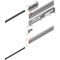 REVEGO uno, Şină de glisare tip pocket set, NL=500 mm, dreapta, E6/Ev1 natur