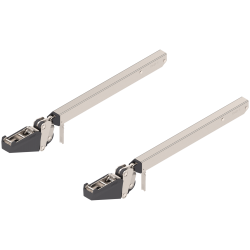 Sistem de ridicare pentru uşă pliantă AVENTOS HF top, Pârghie (set), KH=480-610 mm, simetric, nichelat