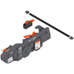 Unitate de antrenare SERVO-DRIVE pt AVENTOS, Sisteme de ridicare AVENTOS HF/HS/HL, prereglat pentru HF, R7037 gri închis