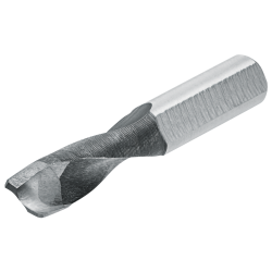 Burghiu special pentru materiale minerale / placă HPL (front subţire), Ø 10 mm, dreapta, L=57 mm, fără vârf de centrare, negru lustruit
