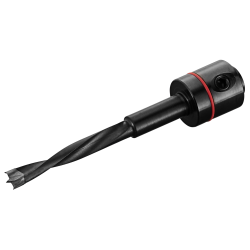 Burghiu orizontal pentru MINIPRESS top, Ø 8 mm, stânga, L=114.5 mm, roşu