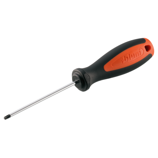 Şurubelniţă, Torx mărimea T20, lungime totală (incl. cap)=210 mm, portocaliu