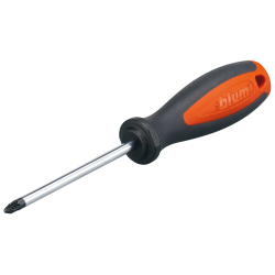 Şurubelniţă, Pozidrive mărimea 2 în cruce, lungime totală (incl. cap)=210 mm, portocaliu