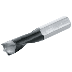 Burghiu, Ø 10 mm, dreapta, L=57 mm, negru lustruit