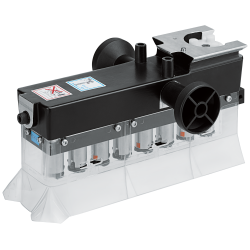 Cap de găurire pentru MINIPRESS PRO, pentru MINIPRESS top, pentru PRO-CENTER (de la AA), număr axe 8, Mandrine rapide, cu mandrină rapidă, Cuplaj de front, Şine de corp