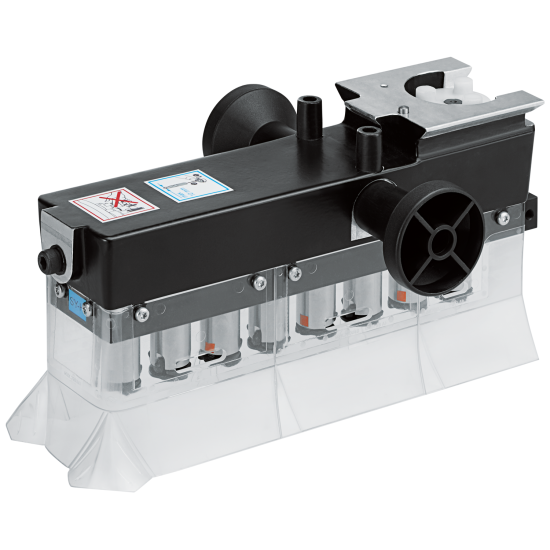 Cap de găurire pentru MINIPRESS PRO, pentru MINIPRESS top, pentru PRO-CENTER (de la AA), număr axe 8, Mandrine rapide, cu mandrină rapidă, Cuplaj de front, Şine de corp