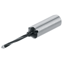 Burghiu, Ø 2.5 mm, dreapta, L=57 mm, cu vârf ascuţit, negru lustruit