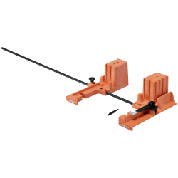 Aparat montaj BOXFIX E-L, aparat de masă, pentru LEGRABOX, manual, Mod de montare: Şuruburi, KB de la 250 până la 1200 mm, portocaliu