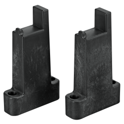 Suport riglă, pentru MINIPRESS top, 2 buc. per folie, fără scală, negru