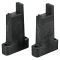 Suport riglă, pentru MINIPRESS top, 2 buc. per folie, fără scală, negru