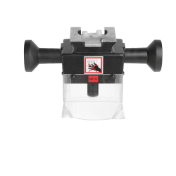 Cap de găurire pentru MINIPRESS PRO, pentru MINIPRESS top, pentru PRO-CENTER (de la AA), număr axe 2, cu mandrină rapidă, Plăcuţe de montaj drepte, R9011 grafit-mat