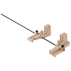 Aparat montaj BOXFIX E-T, aparat de masă, pentru grosime poliţă 18 mm, pentru TANDEMBOX, manual, Mod de montare: Şuruburi, KB de la 250 până la 1200 mm, cupru
