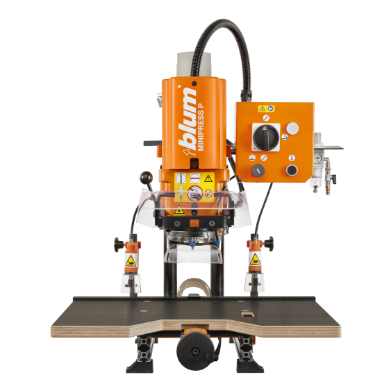 MINIPRESS P - Maşină de găurit şi de montat feronerie, Găurire verticală, 3 x 400 V / 50/60 Hz, portocaliu