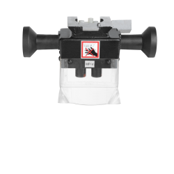 Cap de găurire pentru MINIPRESS PRO, pentru MINIPRESS top, pentru PRO-CENTER (de la AA), număr axe 2, cu mandrină rapidă, Plăcuţe de montaj în cruce, R9011 grafit-mat