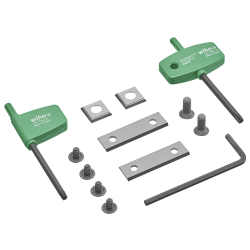 Set de plăci rabatabile pt aparat de fălţuit funduri, Lungime 40 mm, 14 x 14 mm, pentru Aparat de fălțuit funduri de sertar, Diametrul frezei 60 mm