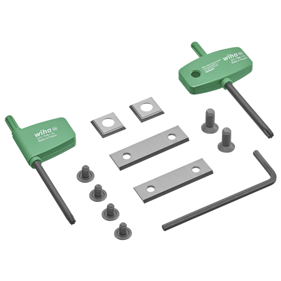 Set de plăci rabatabile pt aparat de fălţuit funduri, Lungime 40 mm, 14 x 14 mm, pentru Aparat de fălțuit funduri de sertar, Diametrul frezei 60 mm