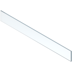 LEGRABOX Element de inserţie - faţă, Înălţime 138 mm, KB=1200 mm (18/19 mm), Sticlă clar, pentru LEGRABOX pure/free, clar