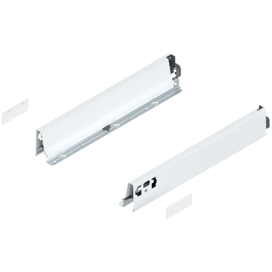 Laterală TANDEMBOX, Înălţime N (68.5 mm), NL=400 mm, dreapta+stânga, pentru TANDEMBOX intivo/antaro , în culoare 