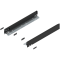 Laterală de sertar LEGRABOX, Înălţime N (66.5 mm), NL=500 mm, dreapta+stânga, pentru LEGRABOX pure, negru-carbon mat