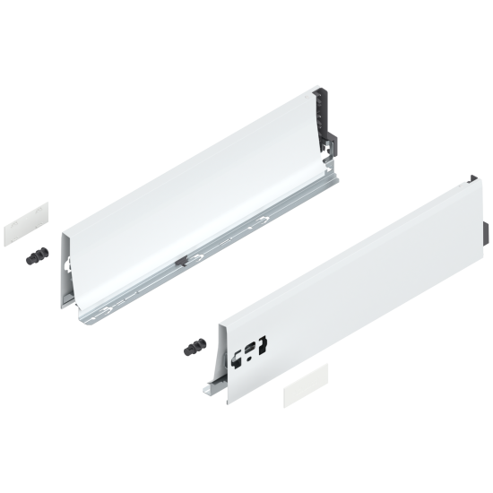 Laterală TANDEMBOX, Înălţime K (115.6 mm), NL=450 mm, dreapta+stânga, pentru TANDEMBOX antaro , în culoare 