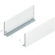 Laterală de sertar LEGRABOX, Înălţime F (241 mm), NL=600 mm, dreapta+stânga, pentru LEGRABOX pure, alb-mătase mat