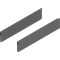 MERIVOBOX BOXCAP, NL=500 mm, Înălţime E, dreapta+stânga, gri-orion mat